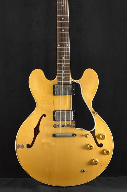 Gibson Murphy Lab 1959 ES-335 Vintage Natural Ultra Heavy Aged image 1