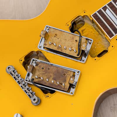 1984 Fernandes Burny Jeff Watson Signature LG-65JW Goldtop w/ Case, Night Ranger image 17