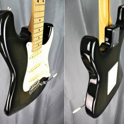 Fender Stratocaster ST'58 1992 - Blackburst Flame - RARE 'order made' Nitro japan import image 7