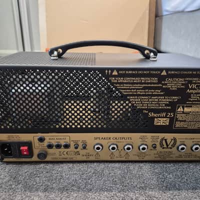 Victory Amps Sheriff 22 Compact Series 2-Channel 22-Watt Guitar Amp Head 2010s - Black/Gold image 4