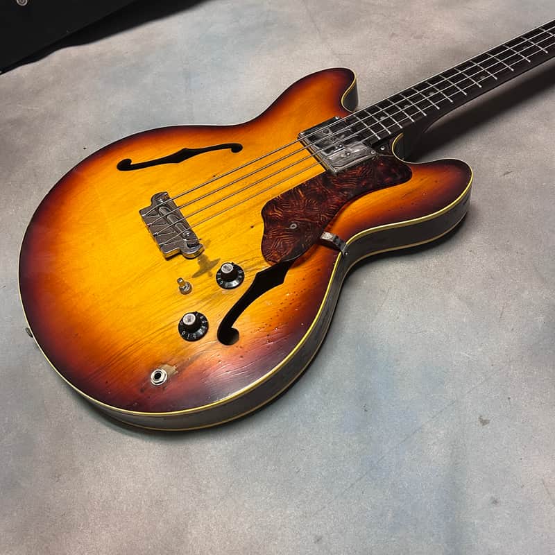1966 Epiphone EB232 Rivoli Bass Guitar image 1