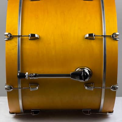 Ludwig USA 20/12/14" Neusonic Downbeat Outfit - VIDEO Satin Golden Slumbers w/ Maxwell Ludwig Rail image 9