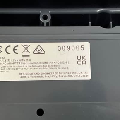 Korg Kross 2 88 Key Synthesizer Workstation, Matt Black; Serial No: 9065 | B Stock image 15
