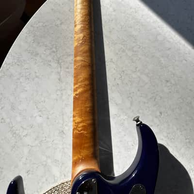 Ernie Ball Music Man JP15 - INSANE Blueberry Quilt image 5