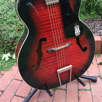 Excellent Harmony Model H950 Monterey Leader 1965 Red Burst image 3