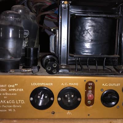 LEAK TL/12 Point One, TL12.1 Tube Amp, 1949, Bronze, Pristine! image 2