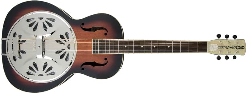 Gretsch Resonators - G9220 Bobtail Round-Neck with Pickup - Sunburst image 1
