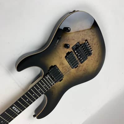 ESP E-II SN-II Nebula Black Burst Burled Maple Electric Guitar + Hard Case B-Stock Made in Japan image 10