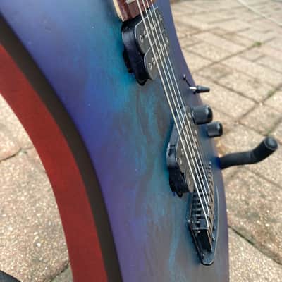 Ibanez RG7421PB-SBF Standard Sapphire Blue Flat image 7