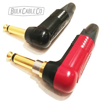 3.5 FT - Mogami 2524 Silent Guitar Cable - Neutrik "No Pop" Right Angle Connector To Neutrik Right Angle Gold Right Plug - NP2RX-AU-SILENT To NP2RX-B Ends image 10