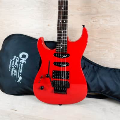 Charvel DK-065 SSH Model 3 Lefty 1990 Ferarri Red Made in Japan MIJ w/ Bag image 2
