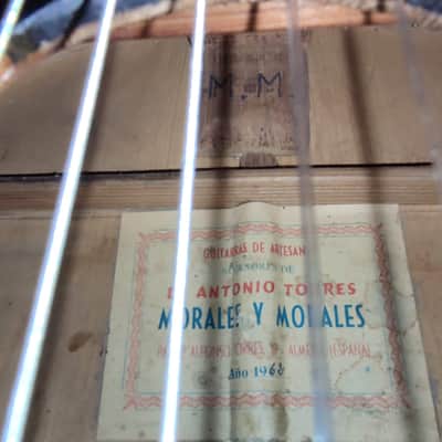 Morales Y Morales Old Flamenco guitar Ciprés 1962 image 10