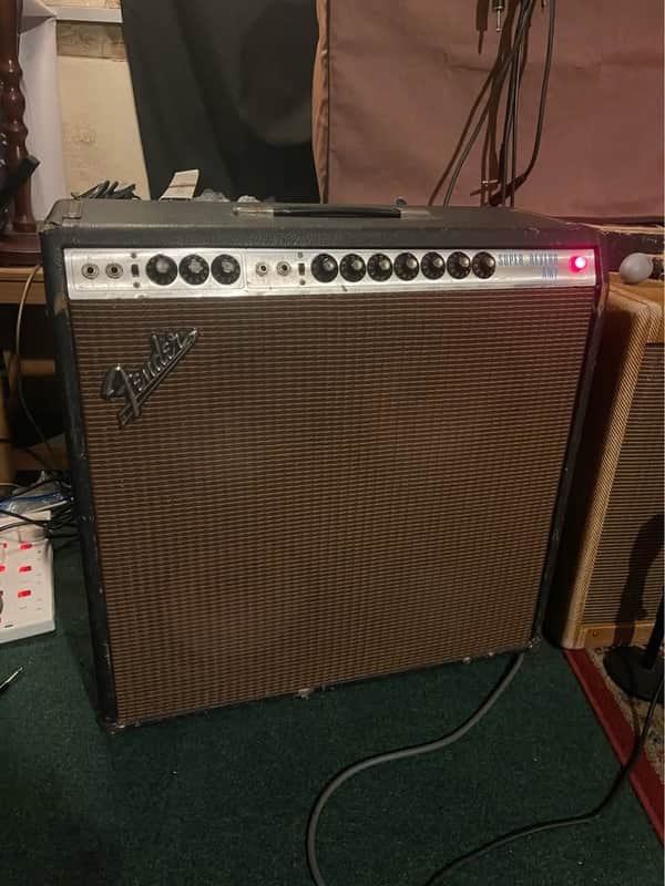 Fender Super Reverb 2-Channel 40-Watt 4x10" Guitar Combo 1963 - 1967 - Black Panel image 1