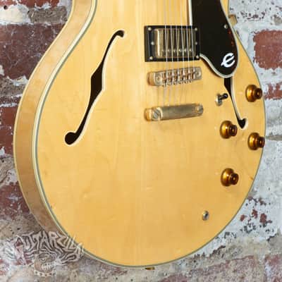 Epiphone Sheraton II 1993 Natural Samick Korea MIK image 2