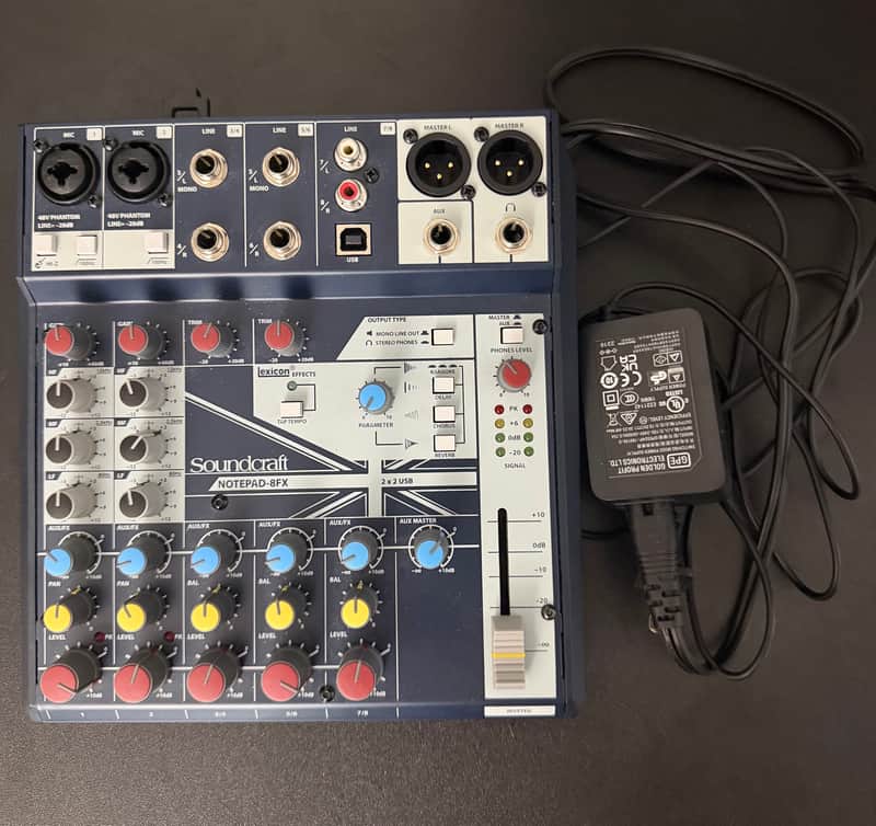 Soundcraft Notepad-8FX 8-Channel Analog Mixer with USB I/O