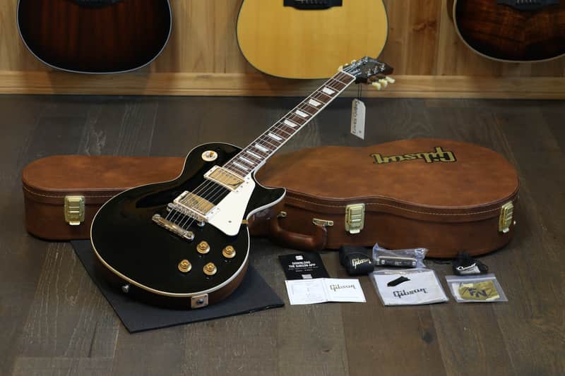 Minty! 2024 Gibson Les Paul Standard Electric Guitar Black Top + OHSC image 1