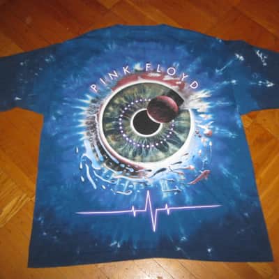 near new (worn once) Liquid Blue (shirt maker brand) Pink Floyd Pulse Concentric Tie-Dye T-Shirt, Men's XL, 100% Pre-Shrunk Cotton, Short Sleeve 2020s - Tye Dye: Blue, White, Purple / Graphic: Pupil, Space, Ocean (black, white, red, blue, green, purple) image 10
