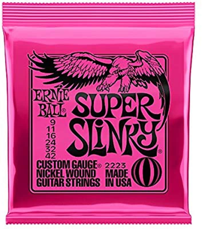 2010s Ernie Ball 2223 Super Slinky Nickel Electric Guitar Stri...