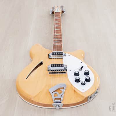 1995 Rickenbacker 360 Semi-Hollow Guitar Mapleglo, Mint Condition w/ Case, Hangtags image 11