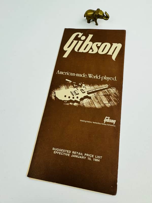 Gibson Price List – Suggested Retail, Norlin Era 1984 image 1