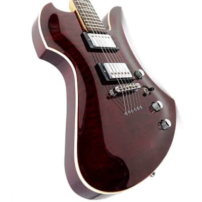 2011 B.C. Rich Mockingbird Masterpiece Translucent Red w/ Quilted Maple Top, Padded Gigbag image 3