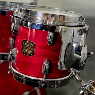 Used Vintage Gretsch USA Custom 5pc Drum Set Rosewood 1980s Jasper - Good image 6