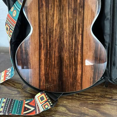 Black Ebony Concert Ukulele, Gorgeous High Gloss, 23" + Accessories image 4