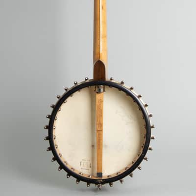 Vega Little Wonder Tenor Banjo (1922), ser. #54512, original black hard shell case. image 2