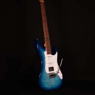 Ibanez AZ22S1F Flame Top Electric, Transparent Turquiose Burst image 8