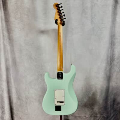2023 Fender Deluxe Player Stratocaster, Roasted Maple Neck, Surf Green image 8