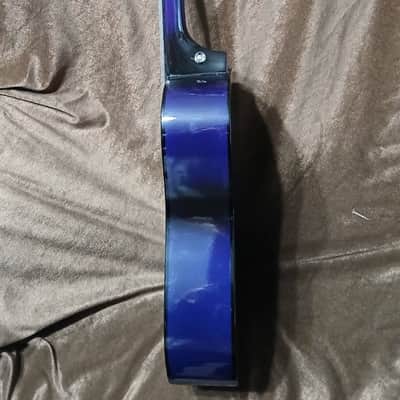FLORAL HAND-PAINTED DARK PURPLE CLASSICAL GUITAR 30" image 20