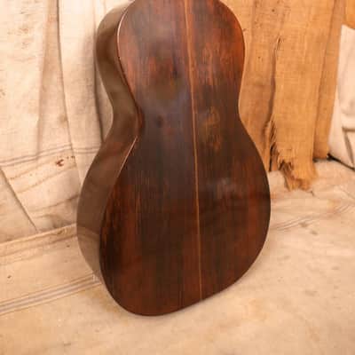 Unbranded Parlor Guitar 1890's Natural image 11