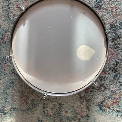 Vintage 1956 Sonor 12" Tonika Script Teardrop pearl pearloid white Snare drum Jazz fusion image 9