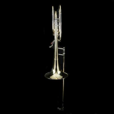 Bach 50AF3 Stradivarius Pro Bb/F/Gb Bass Trombone Infinity Valve Open Wrap image 4