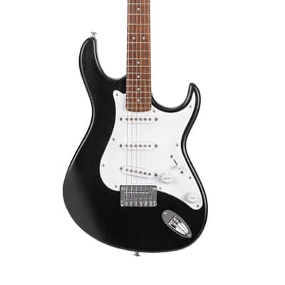 Cort G100OPBC G Series Open Pore Black Electric Guitar image 1