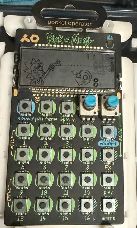 Teenage Engineering PO-137 Pocket Operator Rick & Morty Edition 2019 - Black image 1