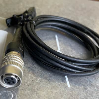 Audio-Technica AT830CW Omni Directional Condenser Lavalier Microphone 2010s - Black image 3