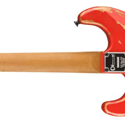 SPECIAL ORDER! Charvel Pro-Mod Relic San Dimas Style 1 HH FR PF guitar Weathered Orange image 2