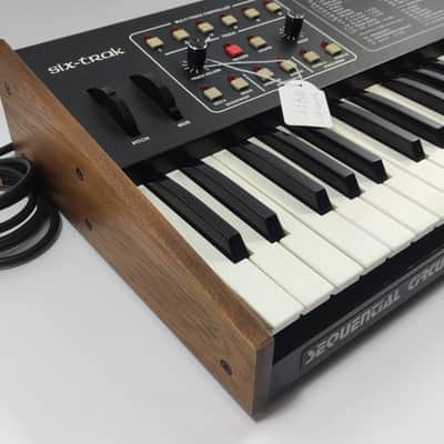 Sequential Six-Trak 49-Key 6-Voice Polyphonic Synthesizer 1984 - 1985 (Serviced / Warranty / Stardust Cover) image 6