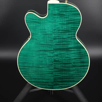 Gretsch Broadkaster Jr. LX Figured Semi-Hollow 2026 - Tropic Aura image 9