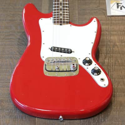 Vintage! 1974 Fender Bronco Electric Guitar Dakota Red + Case image 2