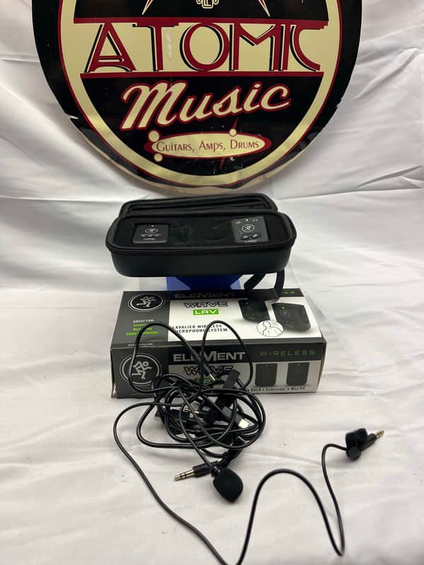 Mackie EleMent Wave LAV Lavalier Microphone Wireless System with Box image 1