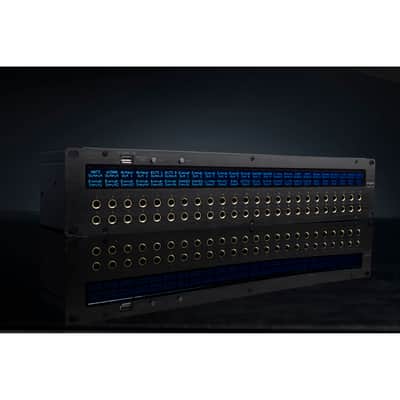 Black Lion Audio PBR TRS3 LIT 48-Point TRS to TRS Patchbay with LCD Displays image 4