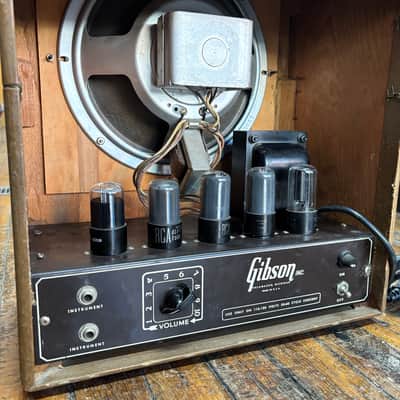 Gibson BR-6 2-Input 10-Watt 1x10" Guitar Combo Amp 1946 image 6
