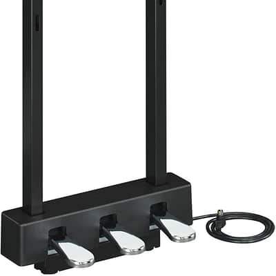 YAMAHA Optional 3-pedal unit for select black P Series and DGX Series digital pianos. Requires L121B, L515B, L200B or L300B furniture stands image 1