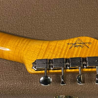 NEW! Fender Custom Shop Flamethrower Telecaster Custom - NOS - Modern Specs - Texas Special Pick-Ups - AAAA Flamed Neck - Sonic Blue - Authorized Dealer - 7.9lbs - G07231 image 13