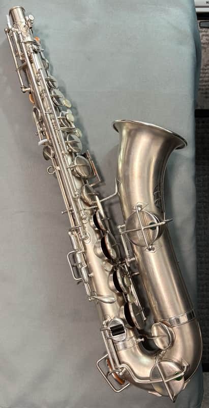 Buescher C Melody Saxophone, Model: True Tone, Silver Finish, Low Pitch image 1