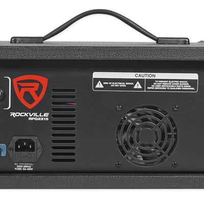 Rockville RPG2X15 Package PA System Mixer/Amp+15" Speakers+Stands+Mics+Bluetooth image 8