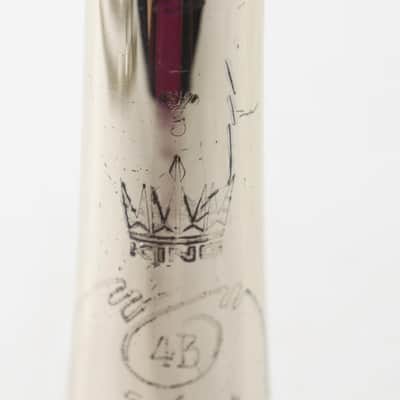 King Model 4B Silver Sonorous Trombone with Sterling Silver Bell SN 7058 image 5