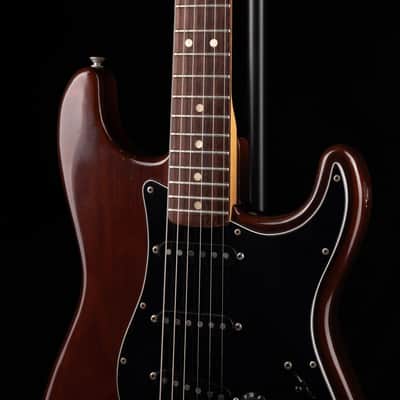 Vintage 1976 Fender Stratocaster Hardtail Mocha Brown With OHSC image 5